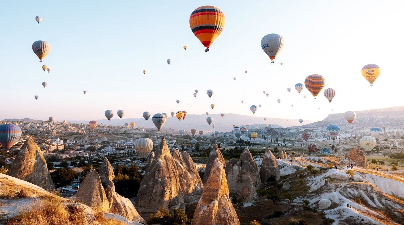 Hot air balloon rides in Cappadocia, Turkiye